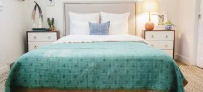 Покрывало на двуспальную кровать: советы по выбору