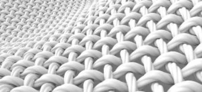 Виды переплетений нитей в ткани