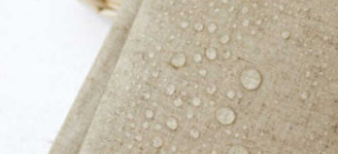 Непромокаемая ткань: виды водоотталкивающего материала