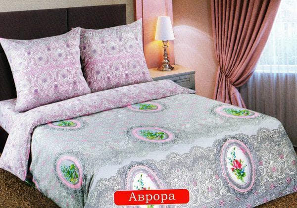 постельное бельё из поплина Аврора