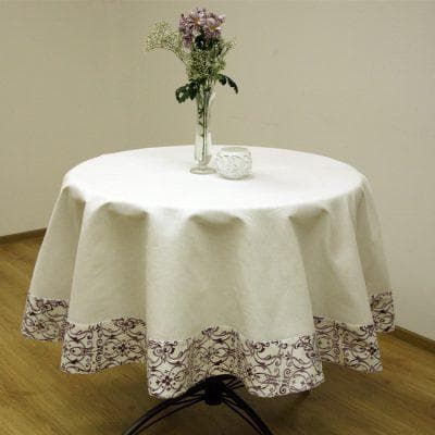 круглая скатерть на стол для кухни от NIKLEN
