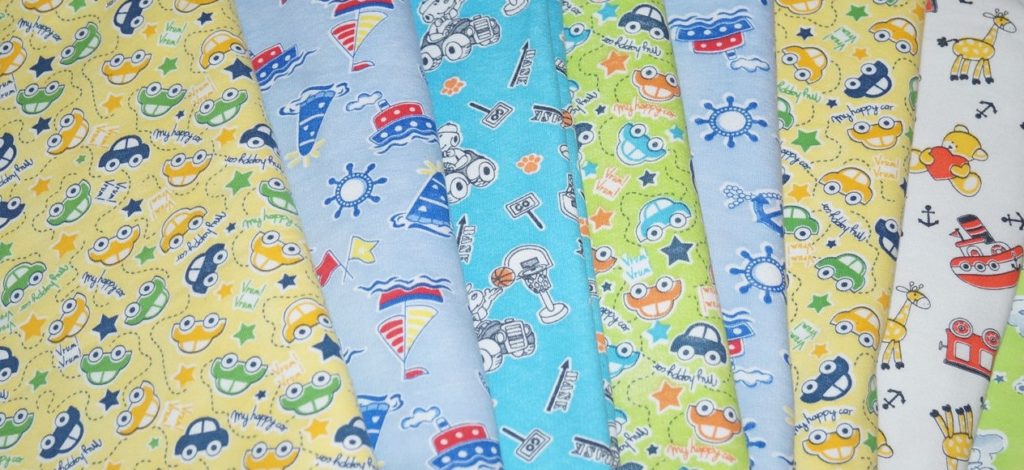 Детские пеленки из кулирки